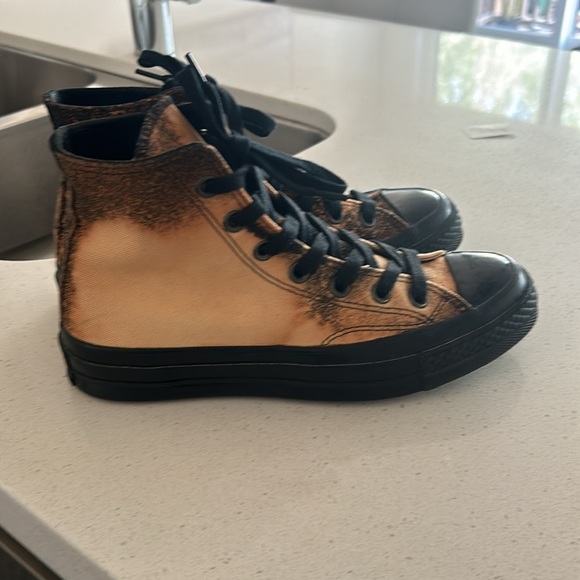 Converse Chuck Taylor Bleached Style Hi Tops Women size 7.5 - Picture 4 of 17